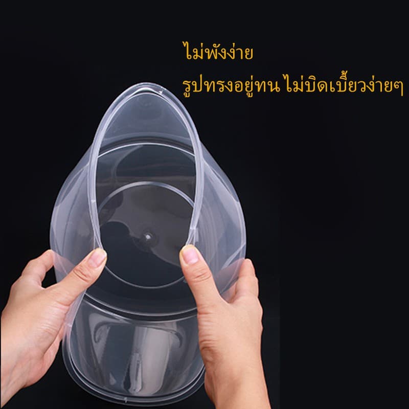 กล่องใส่อาหาร 450ml Y ถ้วยพลาสติกใส ใส่ขนม น้ำซุป เข้าไมโครเวฟได้ ใช้แล้วทิ้ง รูปที่ 8