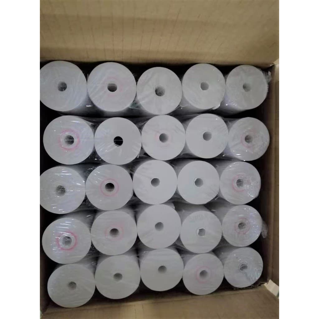 ถูกที่สุด กระดาษความร้อน กระดาษใบเสร็จทั่วไป / ใบเสร็จ foodpanda ขนาด 57x40mm ยาว 17 m 10 ม้วน ไม่มีแกน/มีแกน รูปที่ 2