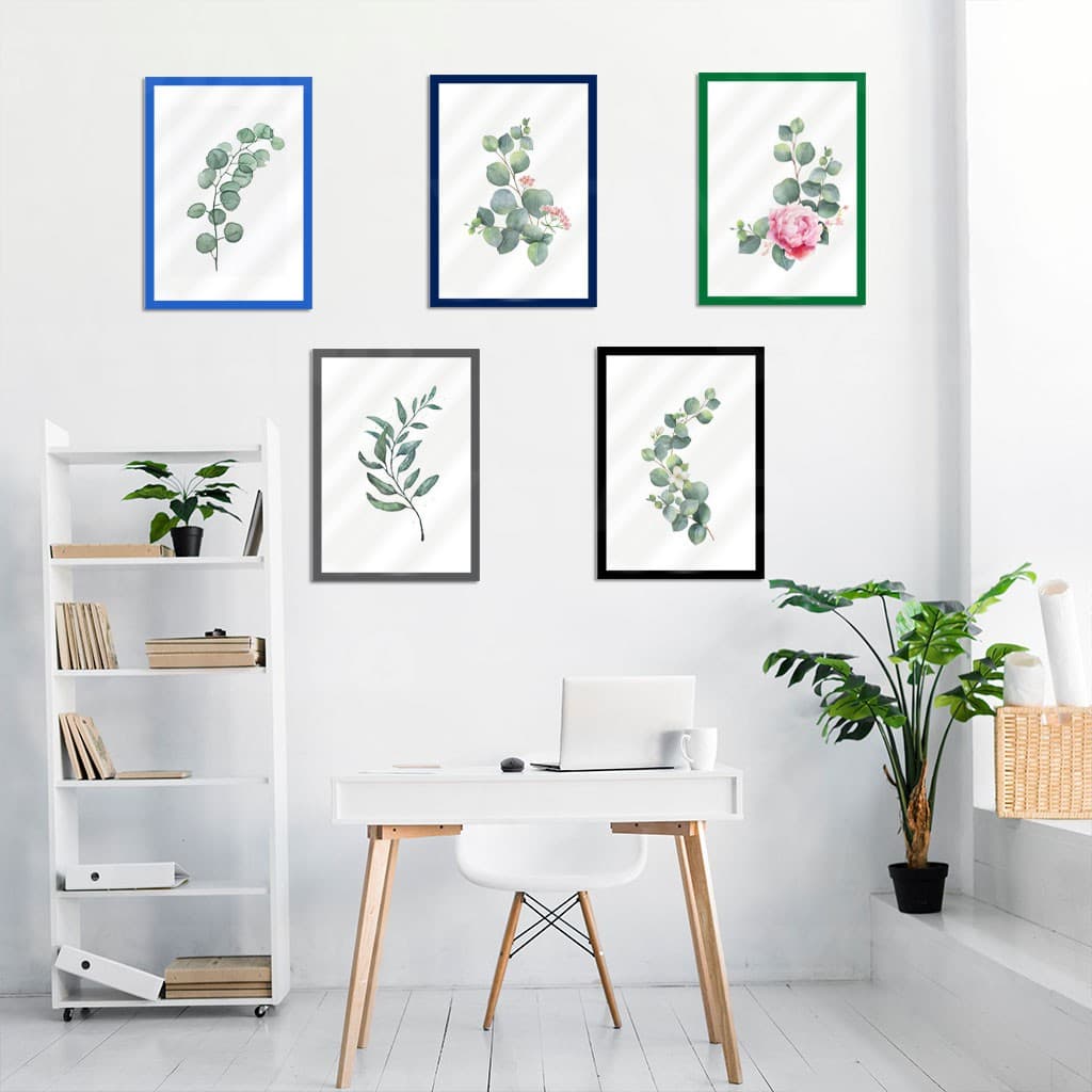 Magnetic Display Board กรอบโชว์ป้ายประกาศติดผนัง ขนาด A3 A4 ขอบแม่เหล็ก กรอบ กรอบติดผนัง เอกสาร กรอบสีดำ / เงิน / ทอง รูปที่ 3