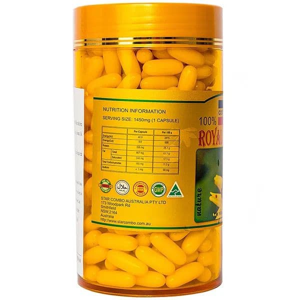Costar Royal Jelly 1450mg Nature 365 Capsules รอยัลเยลลี่ 1450 มิลลิกรัม รูปที่ 2