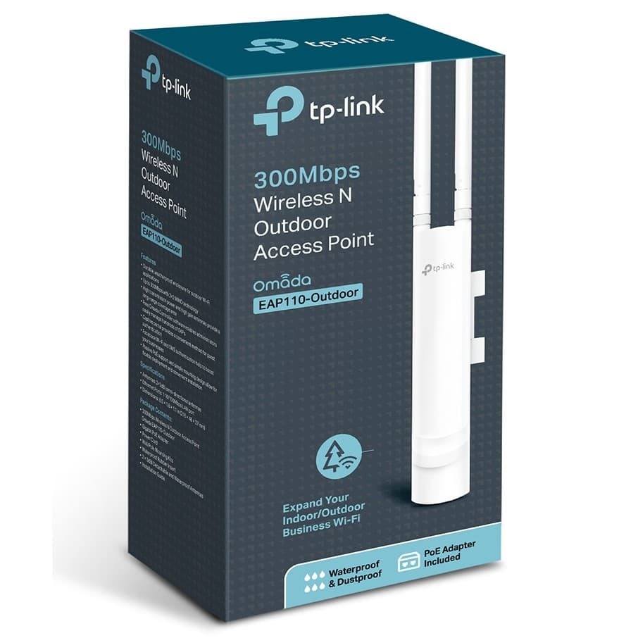 TP-LINK 300Mbps Wireless N Outdoor Access Point แบบติดตั้งกลางแจ้ง ทนแดด ทนฝน ส่งสัญญาณได้ไกล รูปที่ 2
