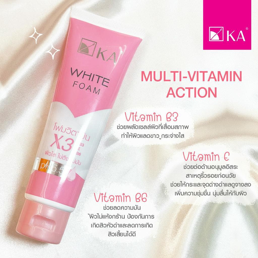 KA White Foam 100 g. / เค เอ ไวท์ โฟม 100 กรัม รูปที่ 4