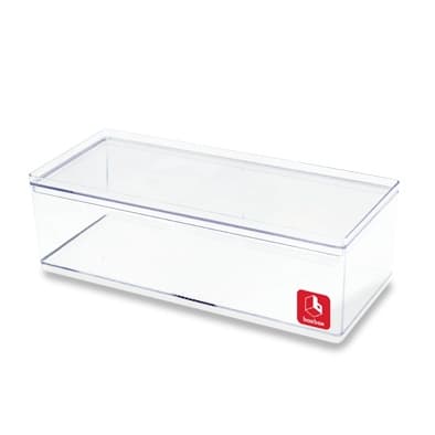 boxbox รุ่น Slim BB02031 ขนาด 9 x 21.5 x 6.8 ซม. กล่องพลาสติกใสอเนกประสงค์ กล่องเก็บของ D.I.Y 1404290 รูปที่ 2