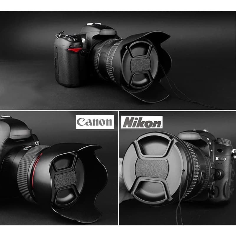 ฝาปิดเลนส์ มีหลายขนาด Lens cap 37 39 40.5 43 46 49 52 55 58 62 67 72 77 82 86 mm ฝาเลนส์ ฝาปิดหน้าเลนส์ ฝา เลนส์ รูปที่ 5