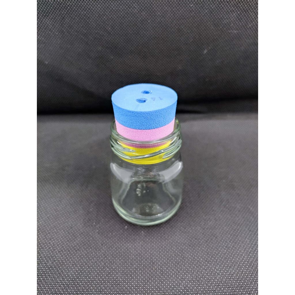 ขวดแก้วใส DIY 45 ml. พร้อมจุกปิดขวดแบบจุกโฟมสี No.14 ใช้ในการศึกษาเท่านั้น รูปที่ 1