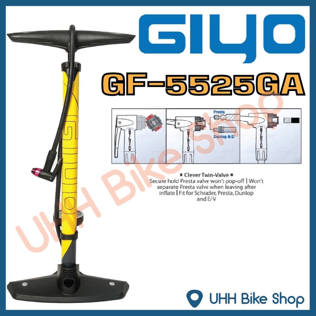 สูบจักรยาน มีเกจ์ ยี่ห้อ GIYO รูปที่ 1