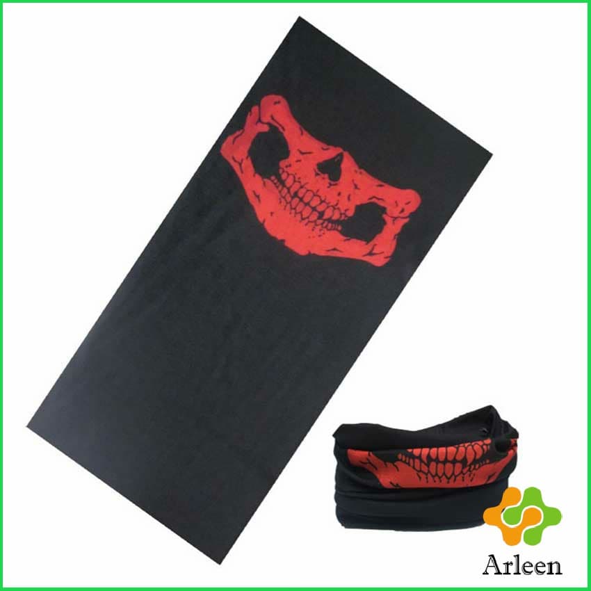 Arleen ผ้าบัฟกันฝุ่น โพกหัว ผ้าปิดหน้า กันแดด เลือกลายได้ แดด UV Magic turban รูปที่ 2