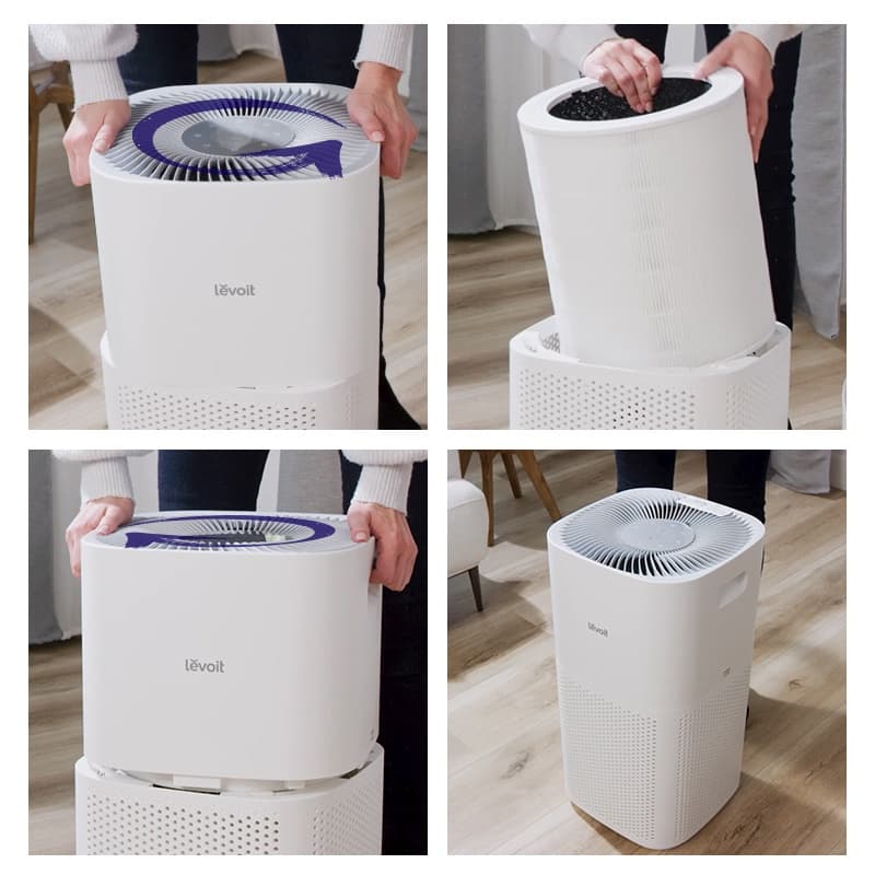 Levoit Core 600S Air Purifier Filter White ไส้กรองอากาศ สำหรับ Levoit Core 600S เครื่องฟอกอาศ รูปที่ 3