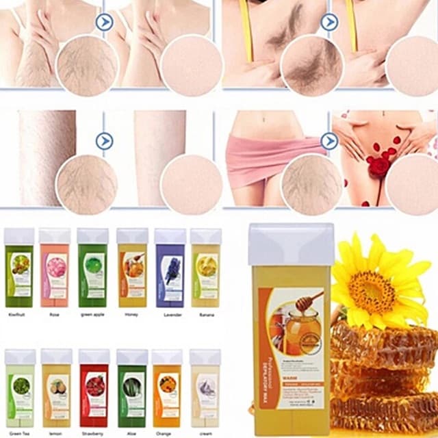 แท่งแว็กซ์ กำจัดขน WAX 100g กำจัดขนทุกจุด รักแร้ แขน ขา รูปที่ 2