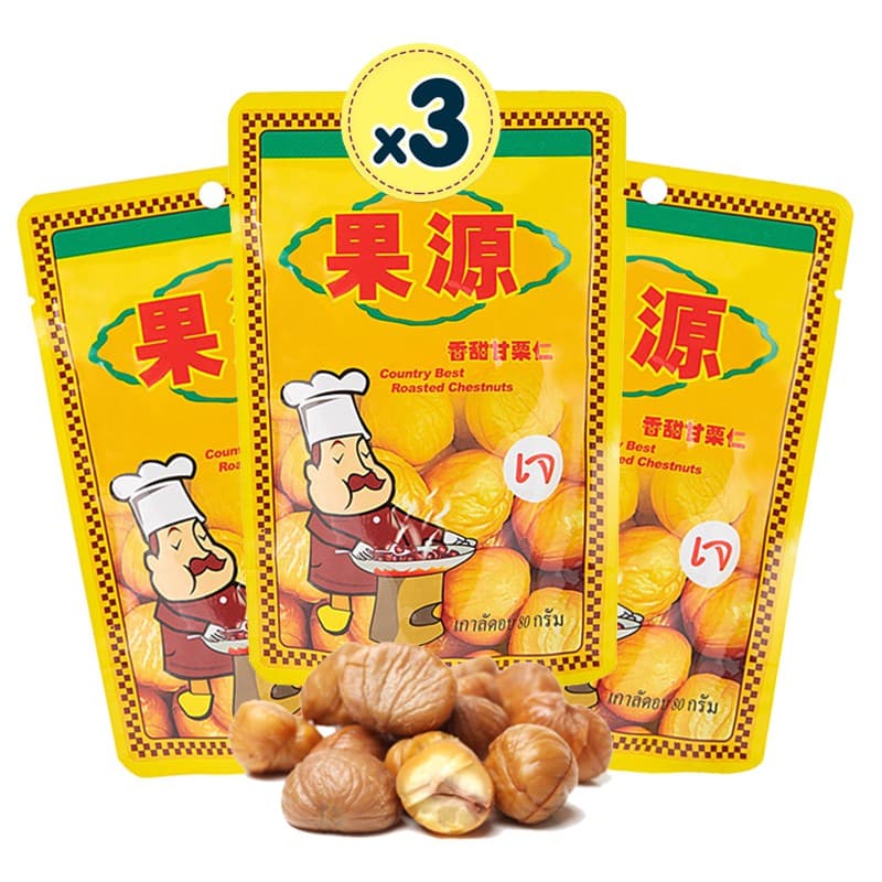 เนื้อเกาลัดอบพร้อมทาน เกาลัดก่อหยวน 80 กรัม Goryuan Roasted Chestnut รูปที่ 6