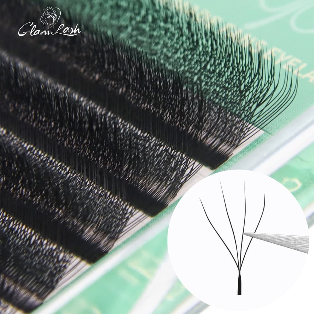 Glamlash ขนตาปลอม ขนมิงค์ 4D-W นุ่ม ดูเป็นธรรมชาติ รูปที่ 1