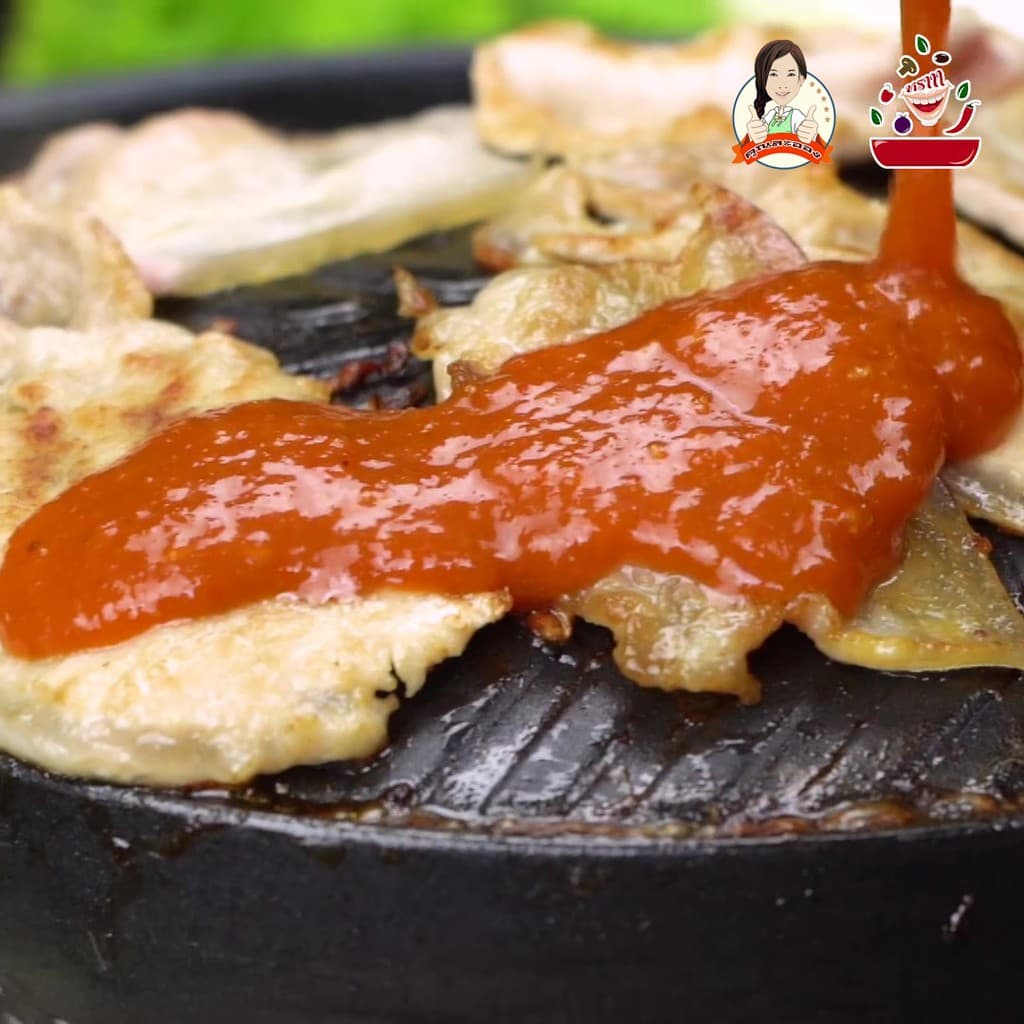 น้ำจิ้มหมูกระทะ คุณละออง สูตรดั้งเดิม ขนาด 1Kg อร่อยเหมือนทานที่ร้าน Roasted Pork รูปที่ 8