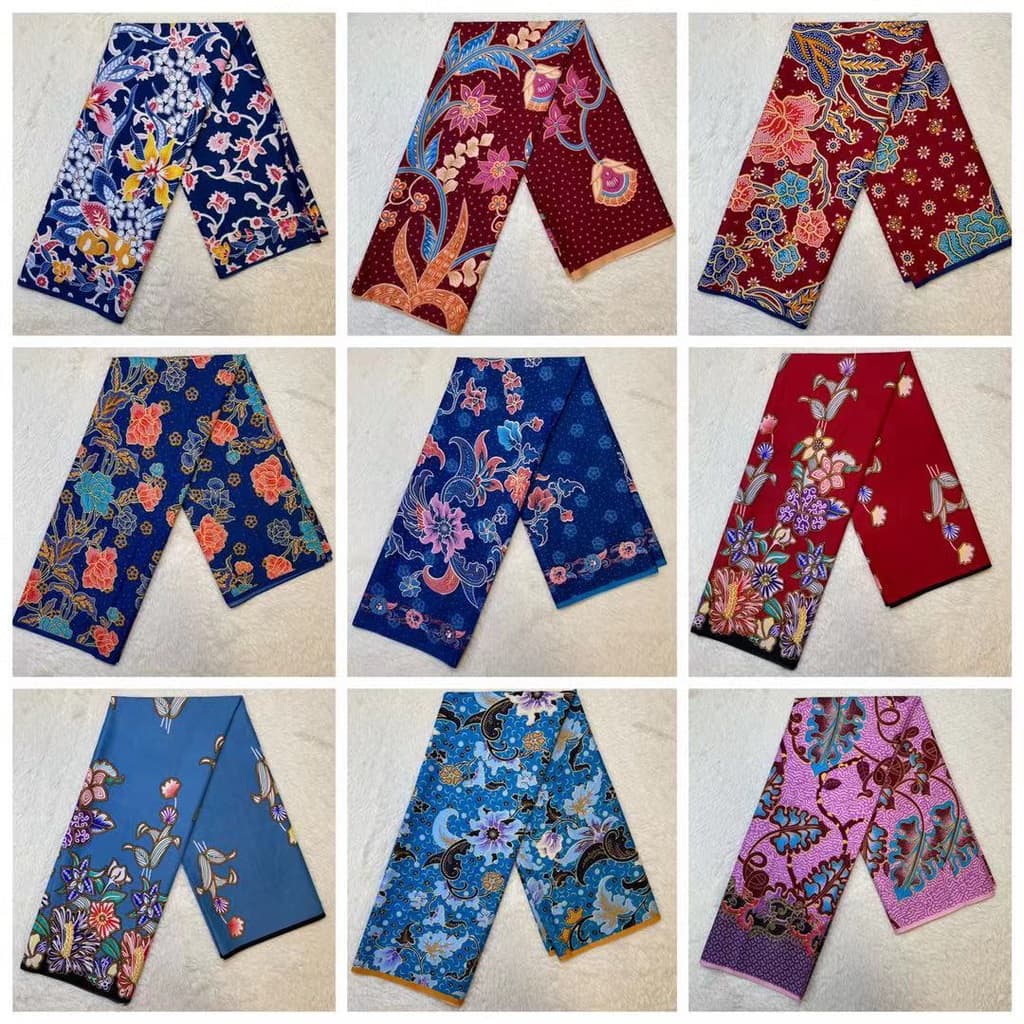 ผ้าถุงคุณภาพดี ผ้าบาติก ลายปาเต๊ะ BATIK กว้าง 2 เมตร เย็บเรียบร้อย ลายใหม่ที่สุดใน shopee V.2 มีเก็บเงินปลายทางนะคะ รูปที่ 6