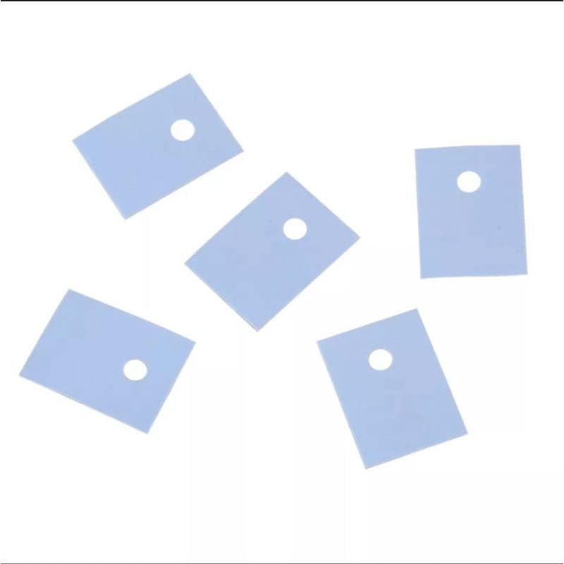 ฮีตซิงค์ อลูมิเนียม ระบายความร้อน แผ่นฉนวน TO-220 Insulation Pads Silicone Heatsink TO-220 Transistor Plastic Insulation รูปที่ 7