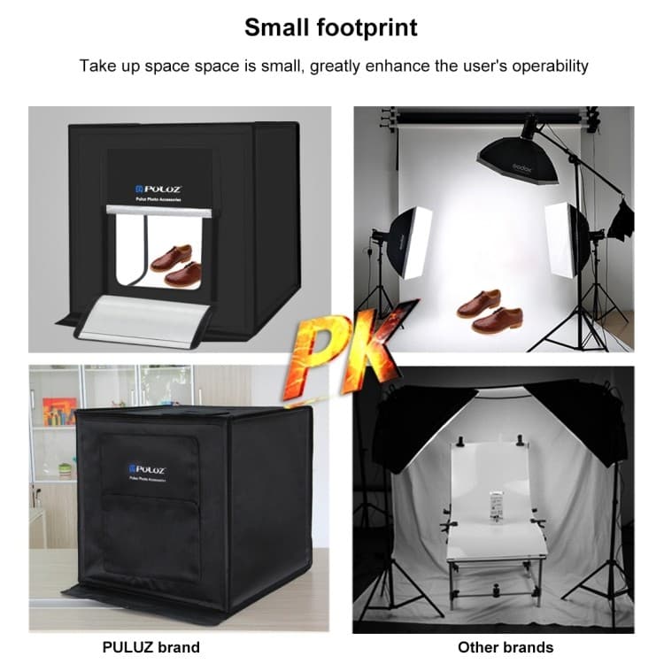 PULUZ LIGHT STUDIO BOX ขนาด 40x40CM แถมฟรี!! ฉากหลัง 6 สี รูปที่ 6