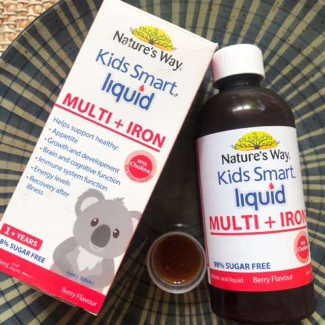 Nature’sway วิตามินรวม+ธาตุเหล็ก บำรุงร่างกายสำหรับเด็ก 1 ปีขึ้นไป 200 มิล รูปที่ 3