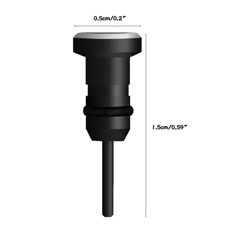 จุกกันฝุ่นหูฟังโทรศัพท์มือถือ แจ็ครูหูฟัง3.5มม. Android headphones Jack Dustproof Plug Aluminum alloy Earphone รูปที่ 7