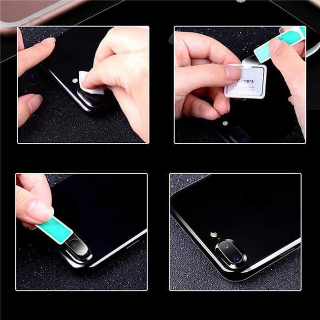 ฟิล์มฐานกล้อง บาง0.1mm สำหรับไอโฟน ฟิล์มกล้องหลัง 17promax 14promax 16pro ฟิล์มกันรอยกล้อง 16promax 12mini 11 13MINI รูปที่ 7