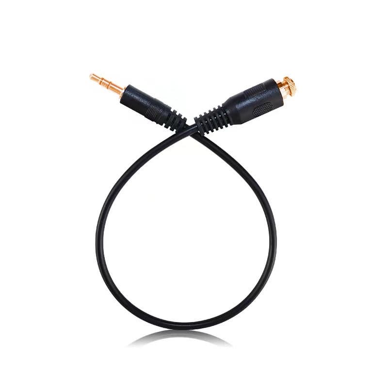 30cm สายaux 3.5 มม มีหัวตรงและหัวงอ สายไฟต่อ หัวแจ๊ค AUX ปลั๊กซ็อกเก็ตเชื่อมต่อหูฟังสเตอริโอ pj392 รูปที่ 5