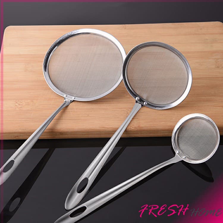 กระชอนตักฟอง ช้อนตักกากอาหาร ดักไขมัน filter spoon รูปที่ 6