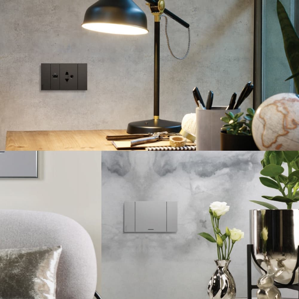 Schneider Electric ชุดสวิตช์ทางเดียว 2 ช่อง ขนาดกลาง พร้อมฝาครอบ สีขาว รหัส A7032F_WE รุ่น AvatarOn A ชไนเดอร์ รูปที่ 3