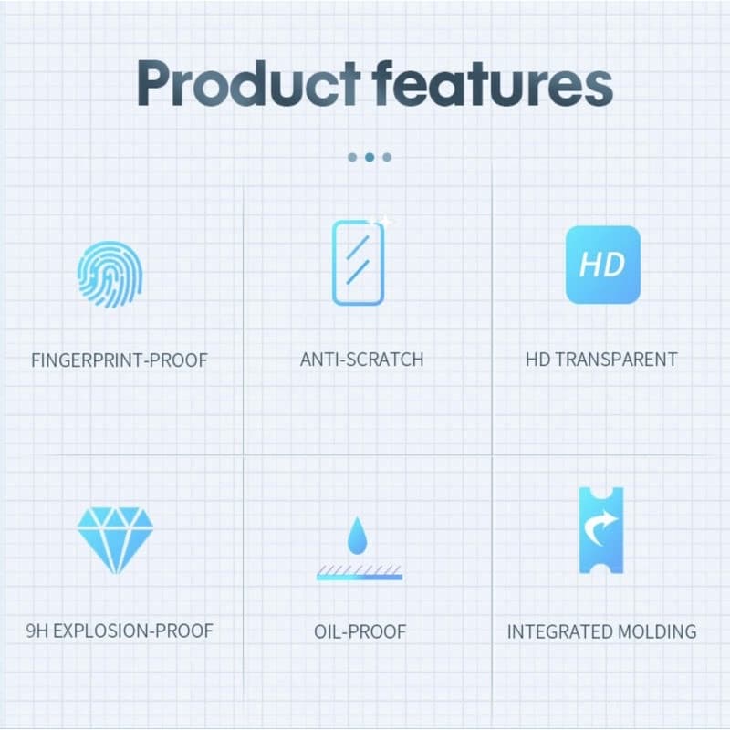 STARTRC 2pcs/pack HD Tempered Glass Screen Protector Film for รีโมท DJI RC /RC 2 Series รูปที่ 8