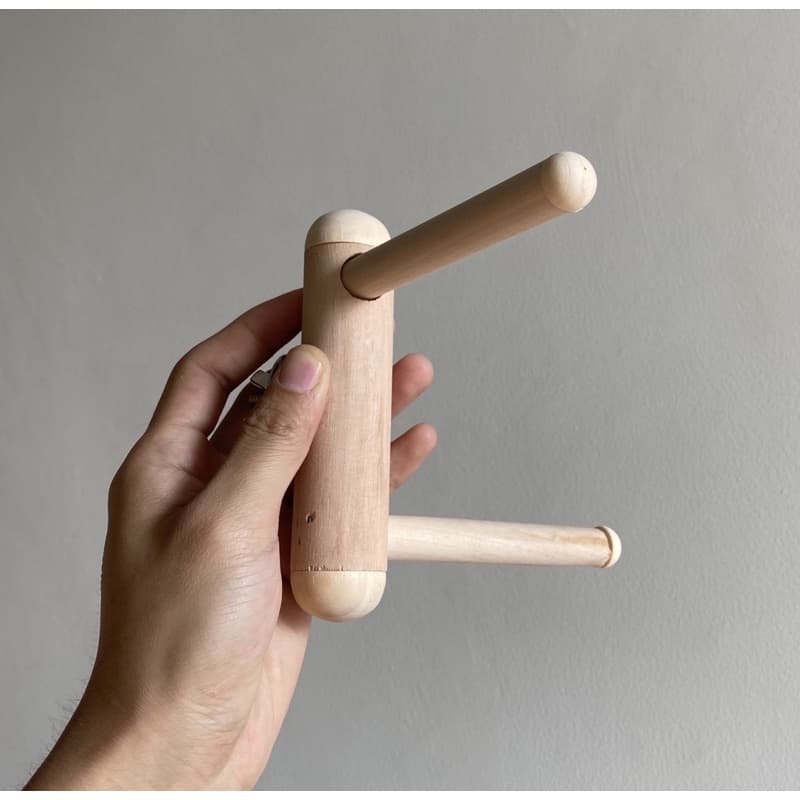 A-11 คอนยืนนกแก้วขนาดเล็ก มีที่ยืนสองข้าง 12.5*12cm รูปที่ 3