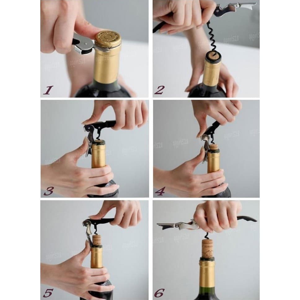 ที่เปิดขวด เปิดไวน์สแตนเลส อุปกรณ์เปิดขวด อย่างดี Bottle opener & wine opener รูปที่ 3