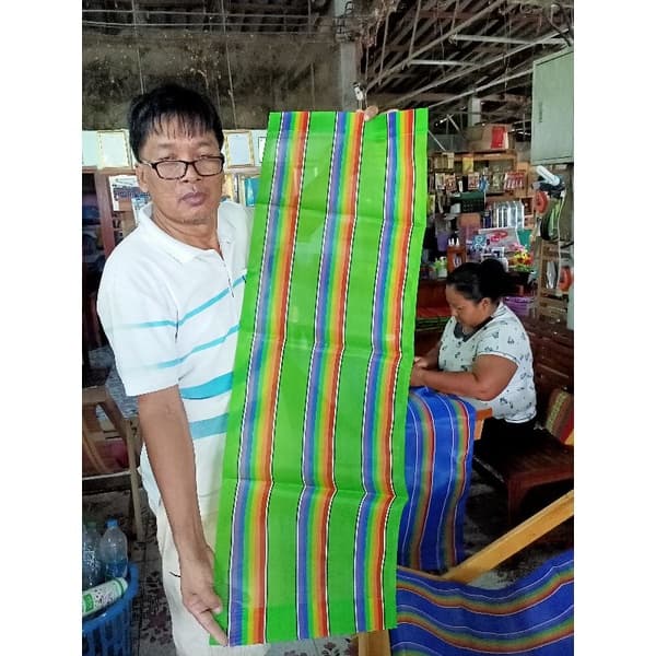 ผ้าเตียงชายหาด ผ้าใบชายหาด ขนาด 42*111ซ.ม รูปที่ 2