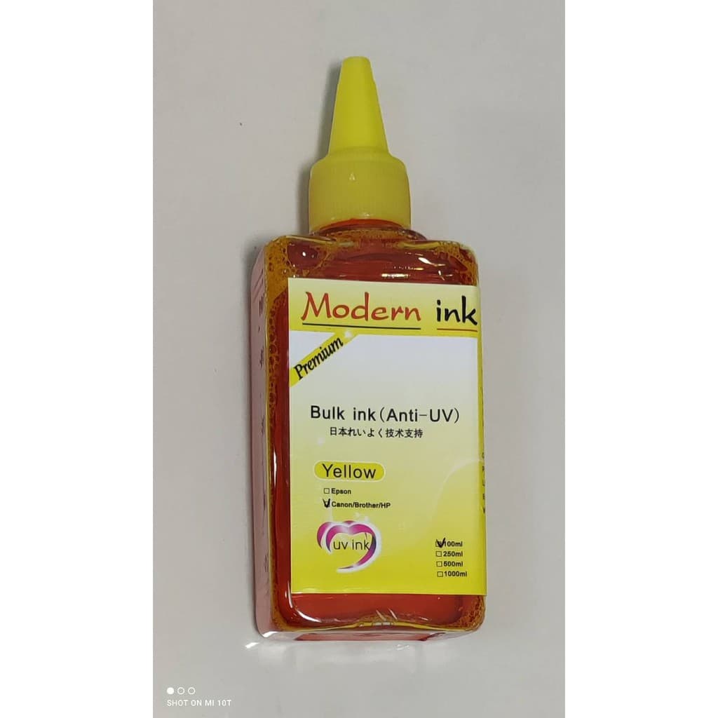 หมึกเติมสำหรับ Brother ยี่ห้อ Modernink ขนาด 100 ml รูปที่ 2