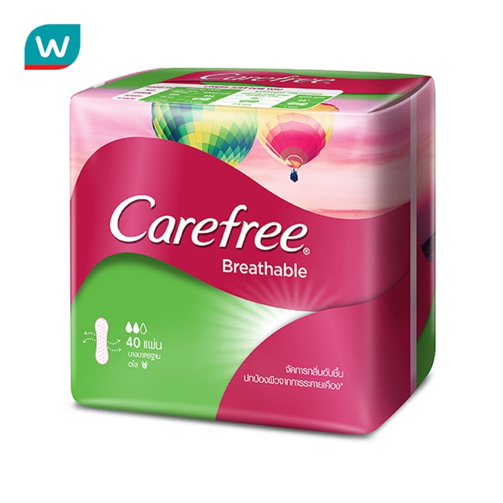 Carefree แคร์ฟรี บรีทเอเบิ้ล อโล 40 ชิ้น รูปที่ 2