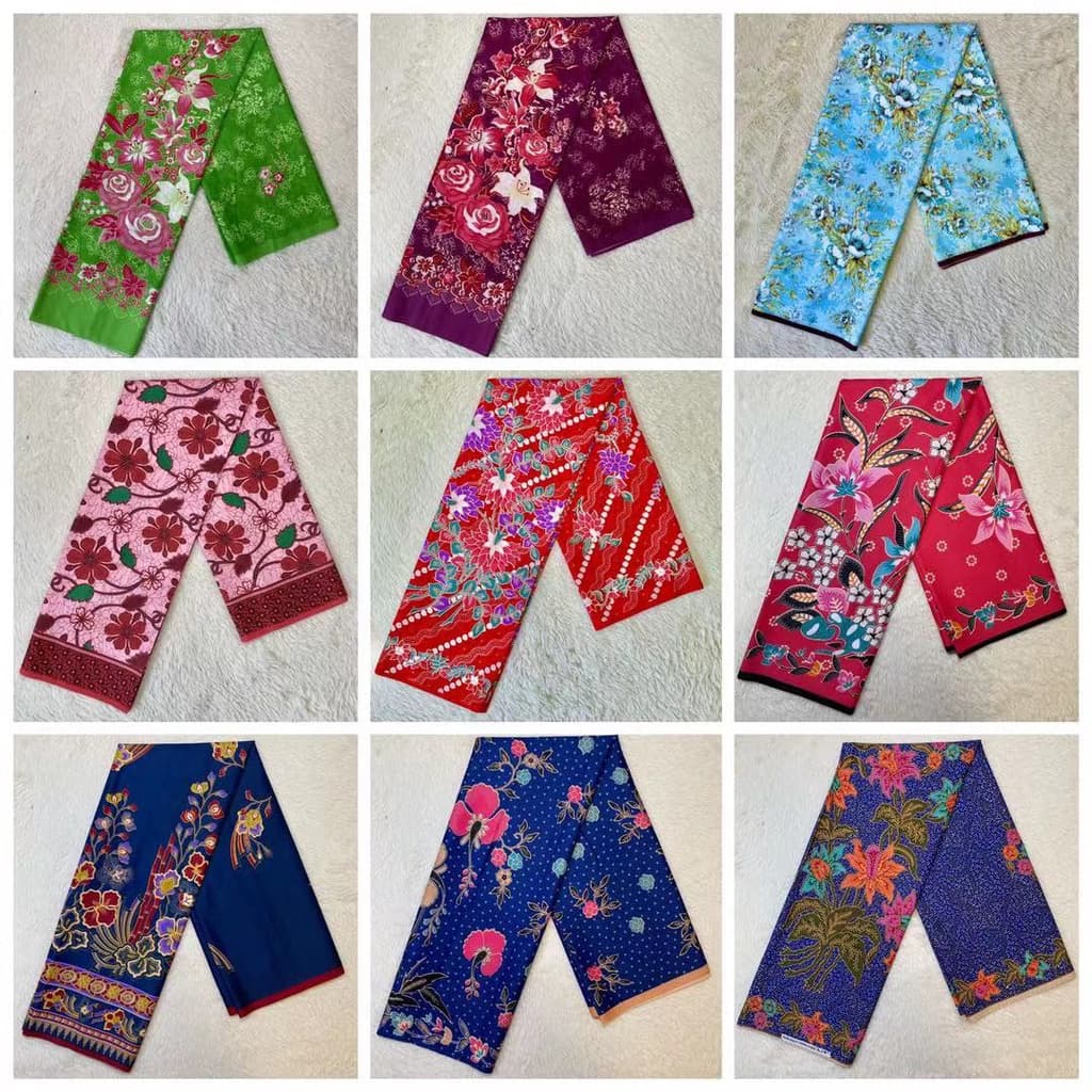 ผ้าถุงคุณภาพดี ผ้าบาติก ลายปาเต๊ะ BATIK กว้าง 2 เมตร เย็บเรียบร้อย ลายใหม่ที่สุดใน shopee V.2 มีเก็บเงินปลายทางนะคะ รูปที่ 8