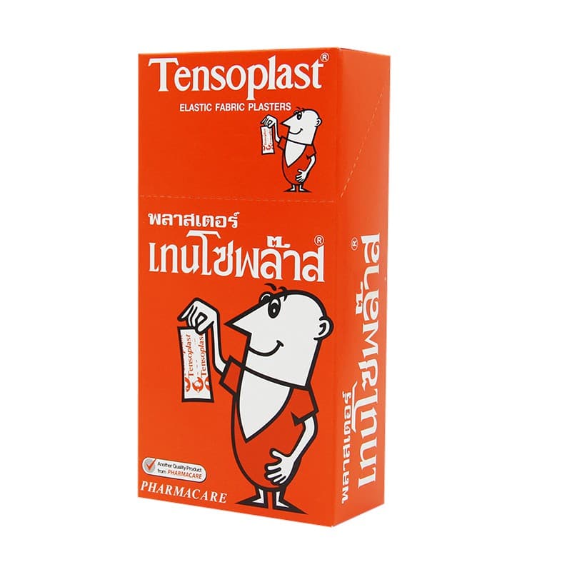 TENSOPLAST / Tigerplast พลาสเตอร์ยา เทนโซพล๊าส กล่อง 100 ชิ้น รูปที่ 3