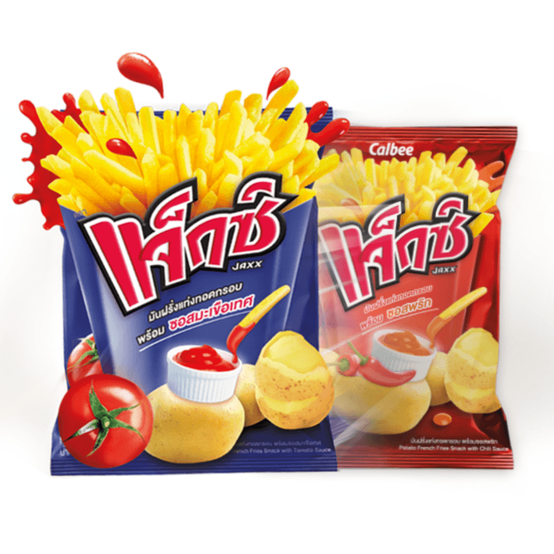 Jaxx แจ็กซ์ ขนมมันฝรั่งแท่งทอดกรอบ ขนาด 10 บาท พร้อมซอสพริก 22ก. รูปที่ 4