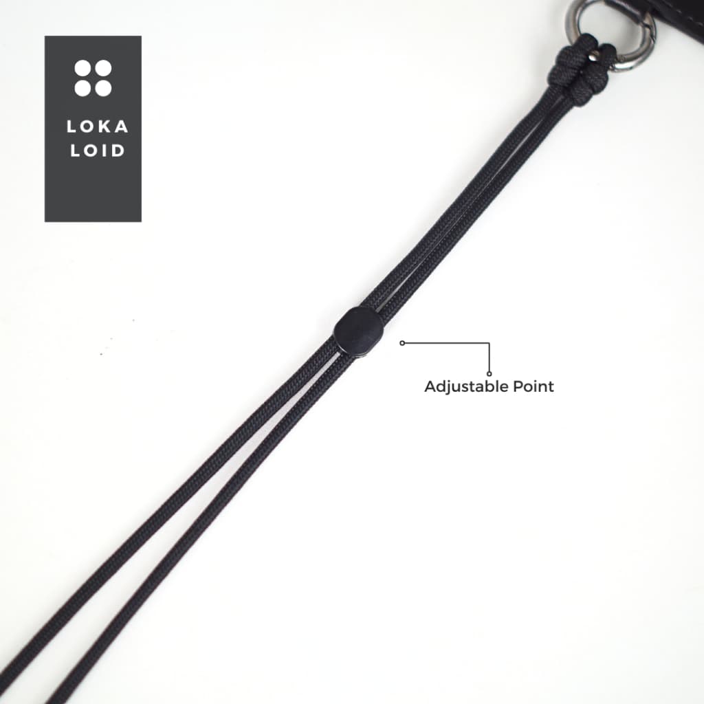 GANTUNGAN Lanyard Round Holder Casual Id Card Lanyard Ring Nametag Original Leather Design By Lokaloid รูปที่ 8