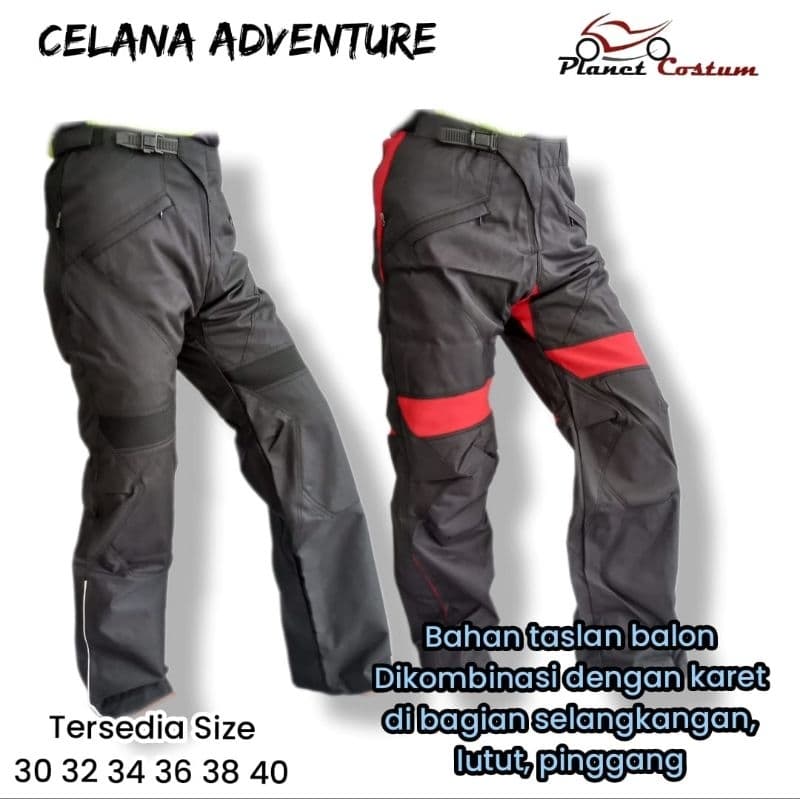 PCCL1 กางเกงทัวร์ริ่งการผจญภัยรุ่น cordura ล่าสุด วัสดุกันลม รูปที่ 3