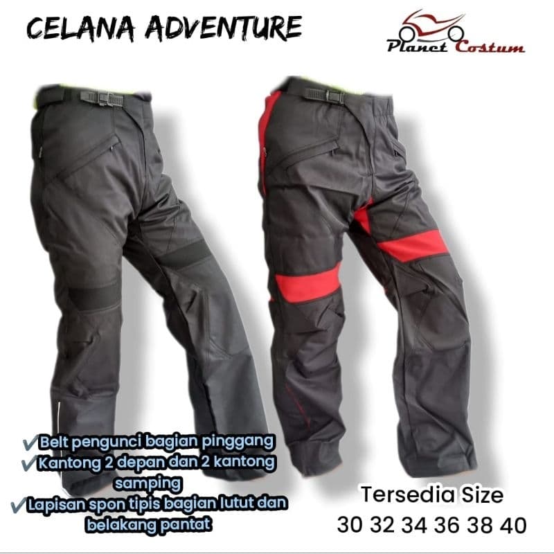PCCL1 กางเกงทัวร์ริ่งการผจญภัยรุ่น cordura ล่าสุด วัสดุกันลม รูปที่ 2