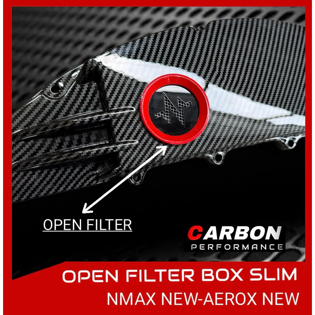 CARBON SLIM AIR FUNNEL NMAX ใหม่ 2020-2024 CARBON NMAX NEO - SLIM Nmax ใหม่ NMAX NEO กรวยลมบาง รูปที่ 7