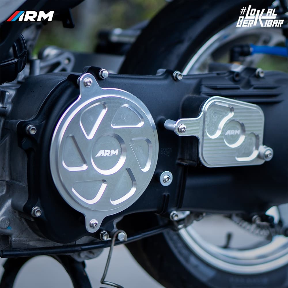 ARM ARUMI COVER CVT AEROX NEW NMAX ใหม่ ALUMINIUM รูปที่ 2