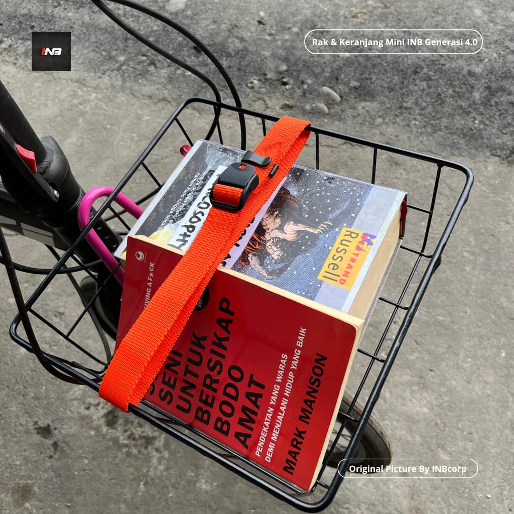 Mini fixie ตะกร้าจักรยาน federal cutterbike mtb Gravelbike - ชั้นวาง pannier กลาง INBgen-2 One Set รูปที่ 3