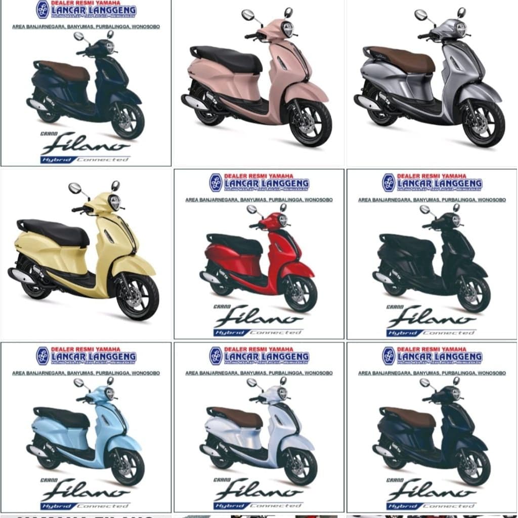 Filano Yamaha Grand Filano รั้งพนักพิงเบาะหลังแบบพับได้ รูปที่ 5