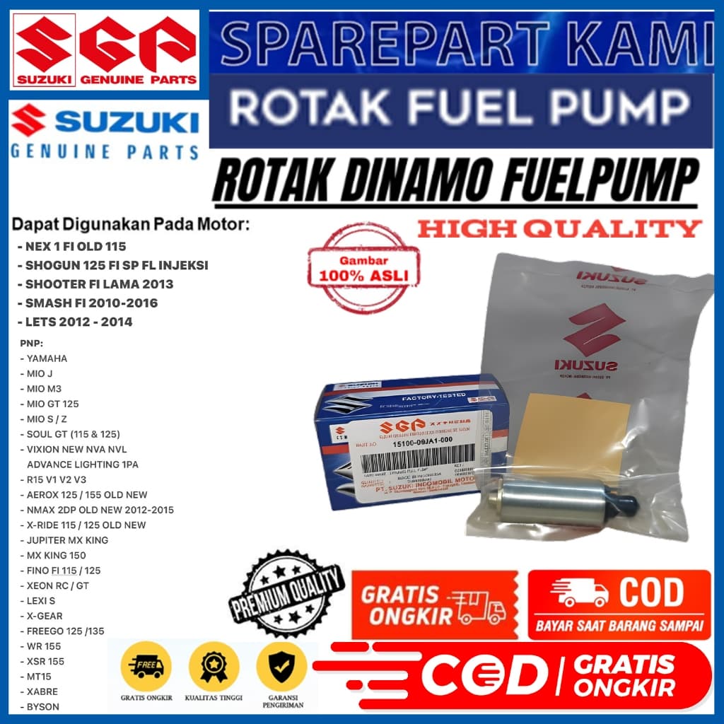 ROTAK DYNAMO FUEL PUMP SUZUKI NEX FI OLD SHOGUN 125 FI SMASH FI SHOOTER LETS OLD 3 ซ็อกเก็ต รูปที่ 1