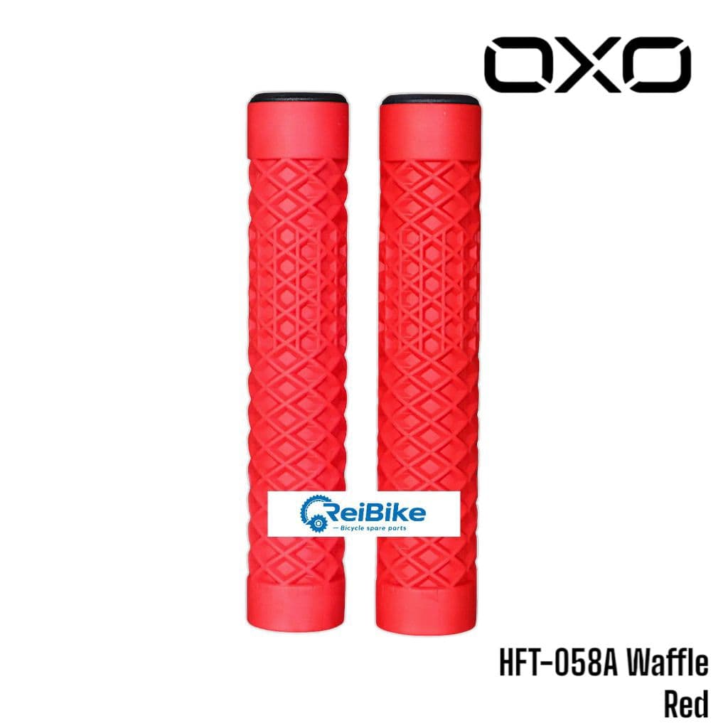 ปลอกแฮนด์ oxo BMX fixie HFT-508 ด้ามจับสไตล์วาฟเฟิลพร้อมฝาปิดปลาย รูปที่ 5