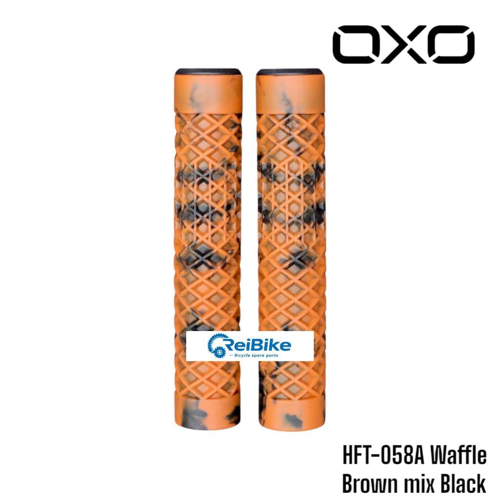 ปลอกแฮนด์ oxo BMX fixie HFT-508 ด้ามจับสไตล์วาฟเฟิลพร้อมฝาปิดปลาย รูปที่ 9
