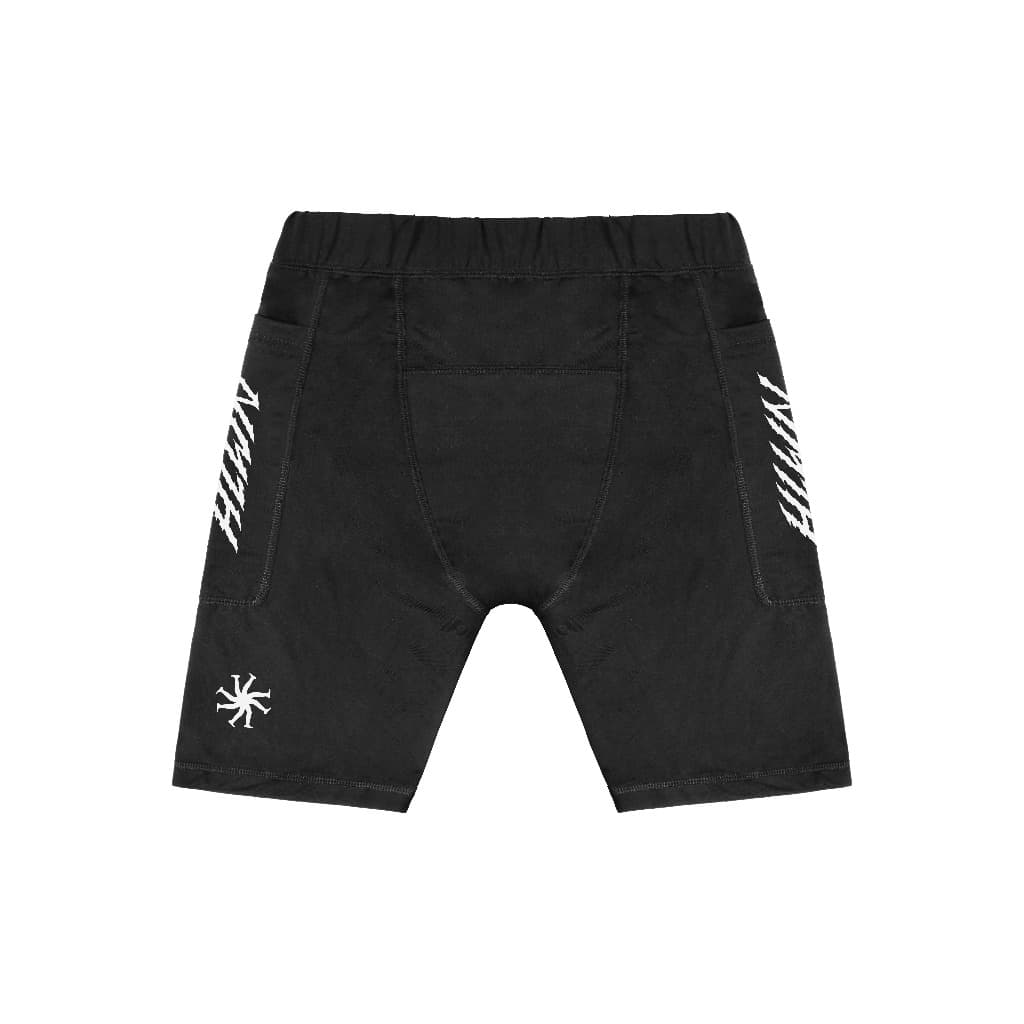 HLWN Running Unisex Short Tights สีดํา - Aquiver รูปที่ 1