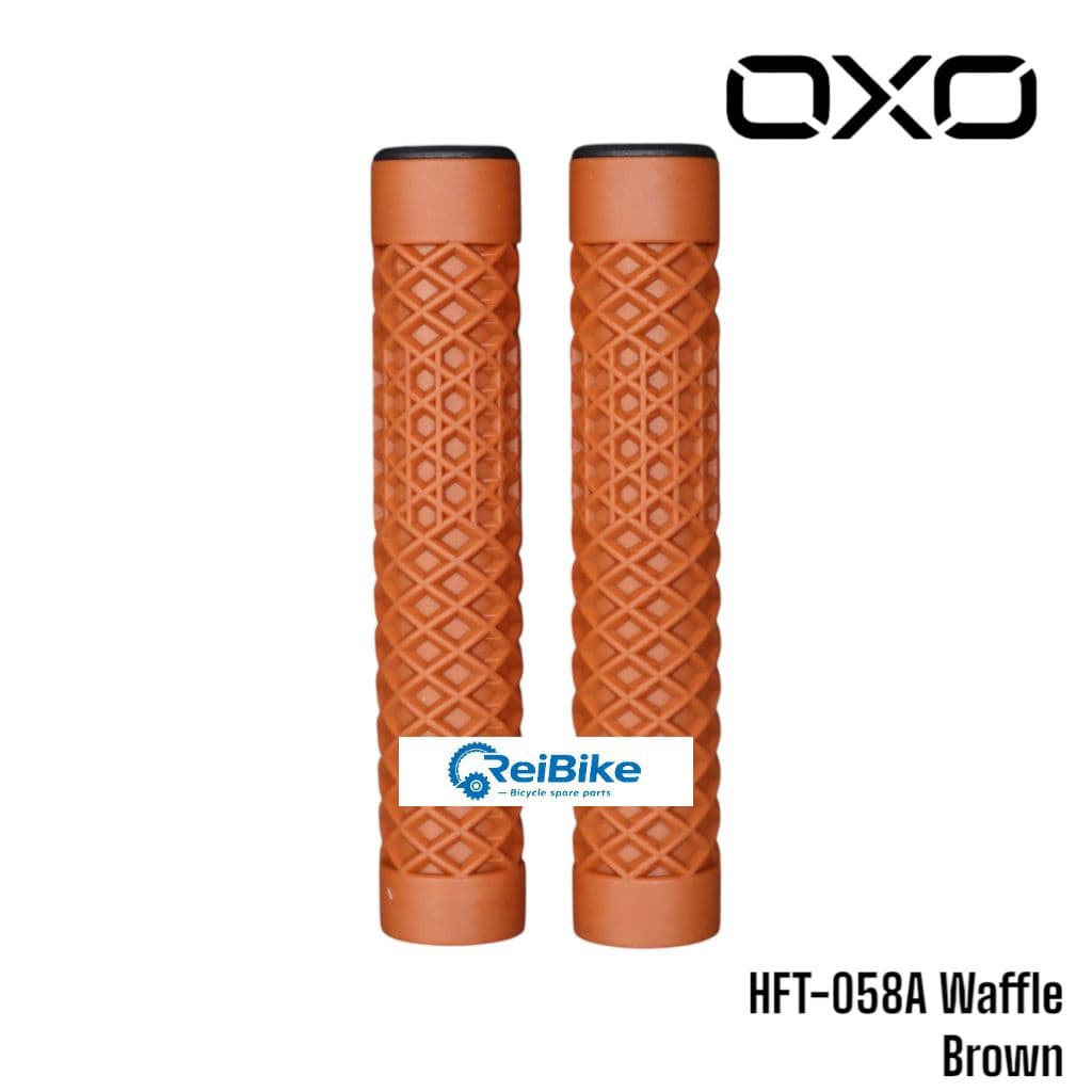 ปลอกแฮนด์ oxo BMX fixie HFT-508 ด้ามจับสไตล์วาฟเฟิลพร้อมฝาปิดปลาย รูปที่ 6
