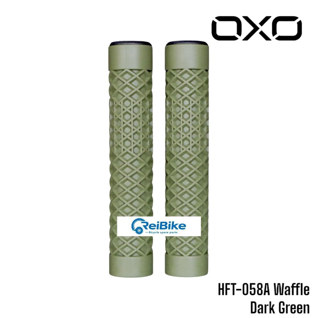ปลอกแฮนด์ oxo BMX fixie HFT-508 ด้ามจับสไตล์วาฟเฟิลพร้อมฝาปิดปลาย รูปที่ 2