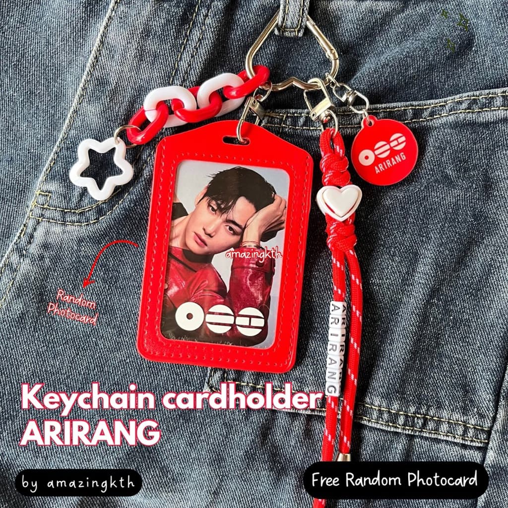 แฟนเมอร์ช แอเรียล | ACRYLIC CAHOL ARIRANUG BI PHONESTRAP | พวงกุญแจ I KEYCHKEYCHAIN | เคเคเคเคเค| พวงกุญแจอารีน่า | ARMYBOMB DECO | ริบบิ้นติดไฟ | พวงกุญแจ PARACORD | LUCKY KNOT | COMEBACK 2026 รูปที่ 1