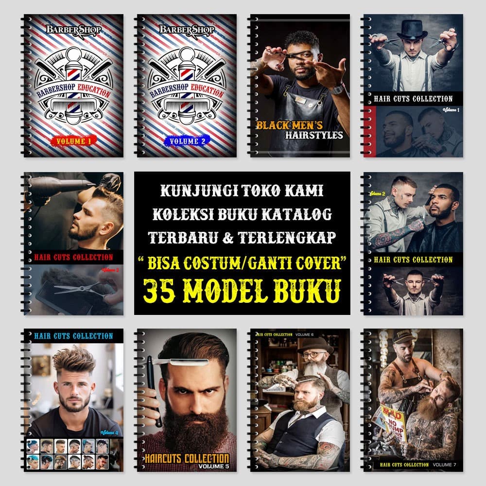หนังสือโมเดลผมผู้ชายยอดนิยมสําหรับร้านตัดผม ตัดผม และร้านทําผม - ช1 รูปที่ 6