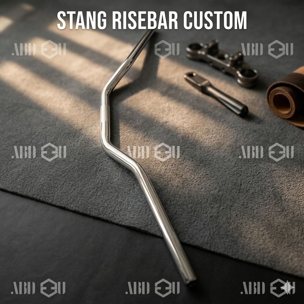 CUSTOM RISEBAR BIKE HANDLEBAR 22.2 mm FIXIE COMMUTER BIKE FEDERAL UNIVERSAL FOLDING BIKE รูปที่ 3